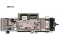 Aspen Trail 3280BHS Floorplan