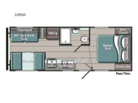 Innsbruck Ultra Lite 22RSD Floorplan Image