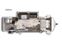 Kodiak Ultra-Lite 289BHSL Floorplan Image