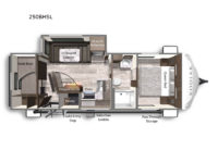 Kodiak Ultra-Lite 250BHSL Floorplan Image