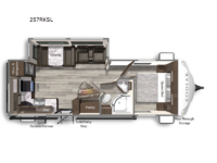 Kodiak Ultra-Lite 257RKSL Floorplan