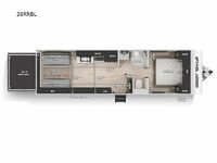 Cherokee Grey Wolf Black Label 26RRBL Floorplan Image
