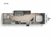 Cherokee Grey Wolf Black Label 28DTBL Floorplan Image