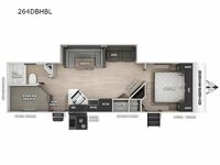 Cherokee Black Label 264DBHBL Floorplan