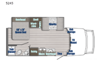BT Cruiser 5245 Floorplan Image