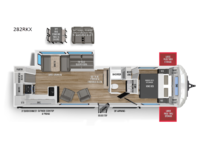 Wildcat 282RKX Floorplan Image