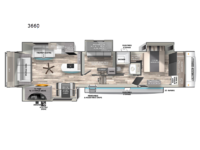 Cherokee Arctic Wolf Suite 3660 Floorplan