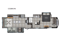 Cameo CE3891MK Floorplan