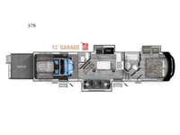 Road Warrior 375RW Floorplan