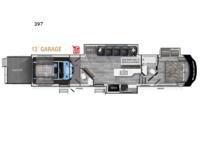 Road Warrior 397RW Floorplan Image