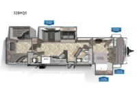 Puma 32BHQS Floorplan
