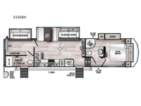 Sandpiper 3330BH Floorplan
