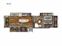 Arctic Fox Grande Ronde 35-5Z Floorplan Image