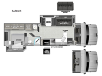 DynaQuest XL 3400KD Floorplan Image