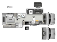 DynaQuest XL 3700BD Floorplan Image