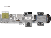 South Fork 3710FLMB Floorplan