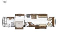 Dutch Star 4328 Floorplan Image