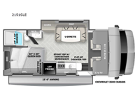 Forester LE 2151SLE Chevy Floorplan Image