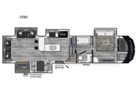 Bighorn Traveler 35BK Floorplan Image