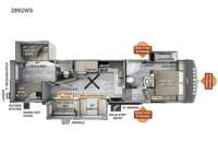 Rockwood Signature 2892WS Floorplan Image