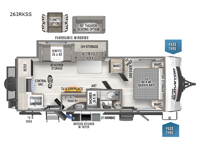 Grand Surveyor 263RKSS Floorplan Image