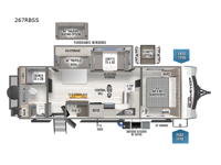 Grand Surveyor 267RBSS Floorplan Image