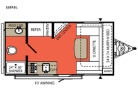 Independence Trail 168RBL Floorplan Image