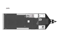 Nomad 26FB Floorplan Image