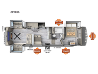 Rockwood Signature 2898BS Floorplan Image