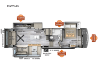 Flagstaff Classic 8529RLBS Floorplan Image