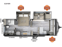 Flagstaff Classic 826MBR Floorplan Image