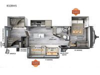 Flagstaff Classic 832BWS Floorplan Image