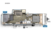 Cherokee 263GDK Floorplan