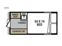 Express Series 9.0TD Floorplan Image