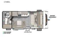 Wildwood X-Lite 171RBXL Floorplan Image