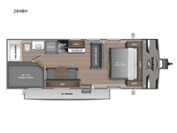 Jay Flight 264BH Floorplan Image