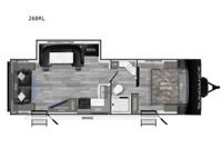 Sundance Ultra Lite 268RL Floorplan