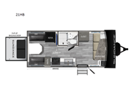 Sundance Ultra Lite 21HB Floorplan