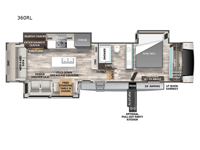 Cedar Creek 360RL Floorplan