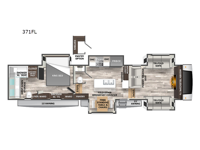 Cedar Creek 371FL Floorplan Image