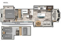 Cedar Creek Cottage 40CDL Floorplan Image