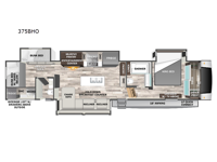 Cedar Creek 375BHO Floorplan