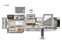 Cedar Creek 377BH Floorplan Image