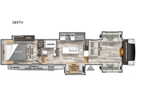 Cedar Creek 385TH Floorplan Image