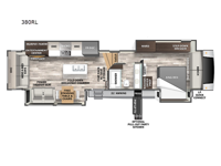 Cedar Creek 380RL Floorplan