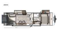 XLR Nitro 28DK5 Floorplan