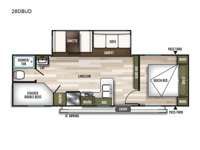 Wildwood 28DBUD Floorplan Image
