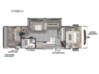 Wildwood X-Lite 273QBXLX Floorplan