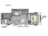 Wildwood X-Lite 263BHXLX Floorplan