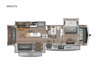 North Point 340CKTS Floorplan Image